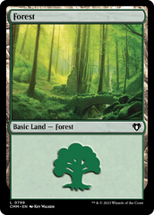 Forest (799) [Commander Masters] | Gear Gaming Bentonville