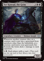 Syr Konrad, the Grim [Duskmourn: House of Horror Commander] | Gear Gaming Bentonville