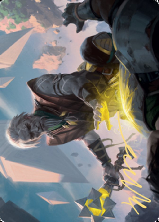 Expedition Healer Art Card (Gold-Stamped Signature) [Zendikar Rising Art Series] | Gear Gaming Bentonville
