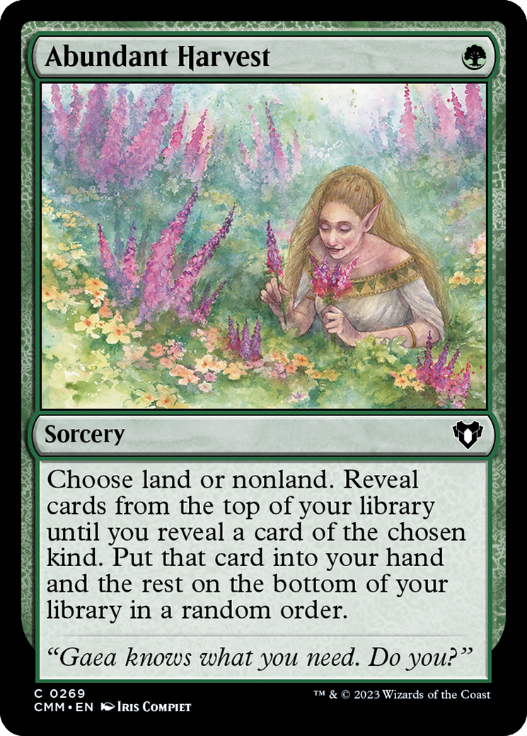 Abundant Harvest [Commander Masters] | Gear Gaming Bentonville