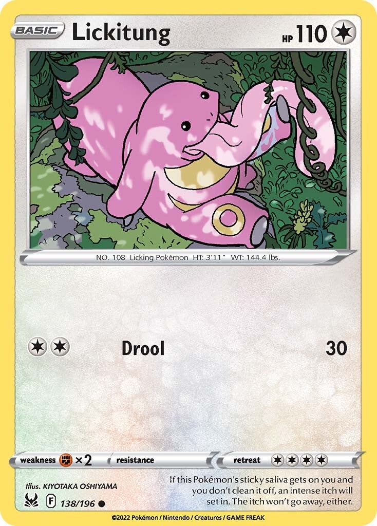 Lickitung (138/196) [Sword & Shield: Lost Origin] | Gear Gaming Bentonville