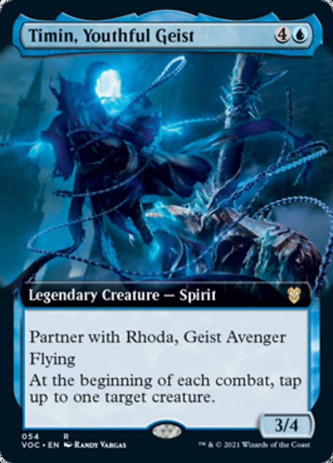 Timin, Youthful Geist (Extended Art) [Innistrad: Crimson Vow Commander] | Gear Gaming Bentonville