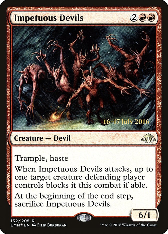 Impetuous Devils [Eldritch Moon Prerelease Promos] | Gear Gaming Bentonville