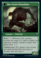 Burly Breaker // Dire-Strain Demolisher [Innistrad: Midnight Hunt] | Gear Gaming Bentonville