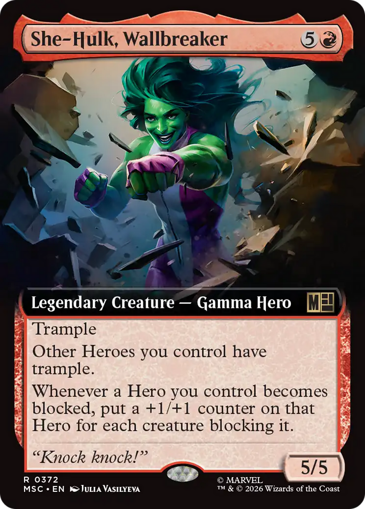 She-Hulk, Wallbreaker (Extended Art) [Marvel Super Heroes Commander] | Gear Gaming Bentonville