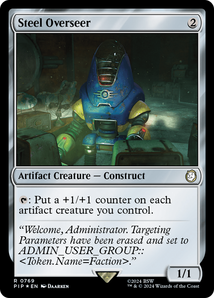 Steel Overseer (Surge Foil) [Fallout] | Gear Gaming Bentonville