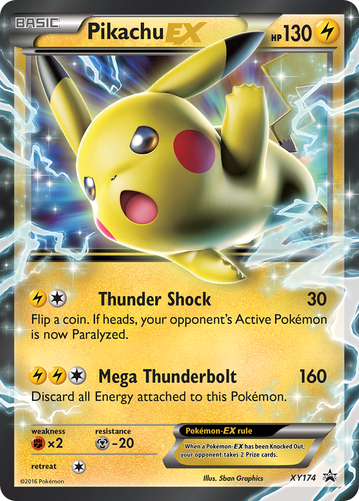 Pikachu EX (XY174) [XY: Black Star Promos] | Gear Gaming Bentonville