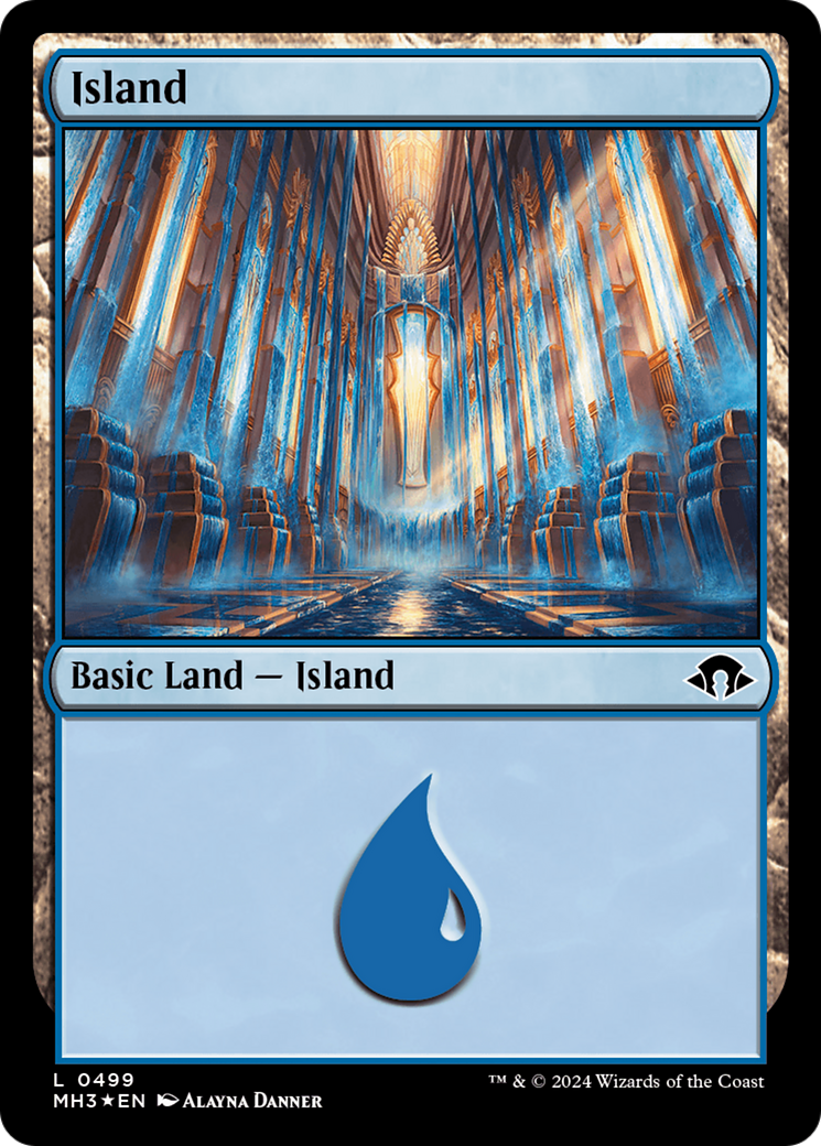 Island (0499) (Ripple Foil) [Modern Horizons 3] | Gear Gaming Bentonville