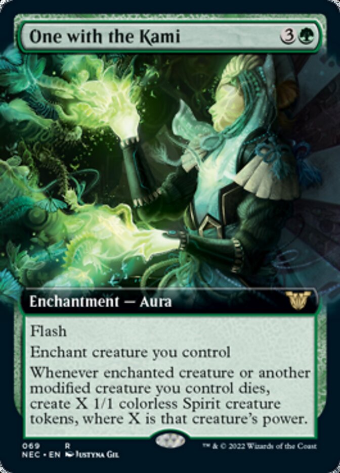 One with the Kami (Extended Art) [Kamigawa: Neon Dynasty Commander] | Gear Gaming Bentonville