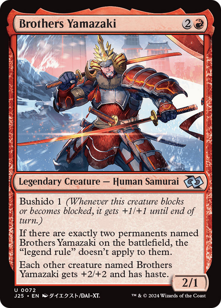 Brothers Yamazaki (72 Swords) (Anime) [Foundations Jumpstart] | Gear Gaming Bentonville