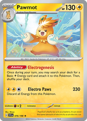 Pawmot (076/198) (Line Holo) [Scarlet & Violet: Base Set] | Gear Gaming Bentonville