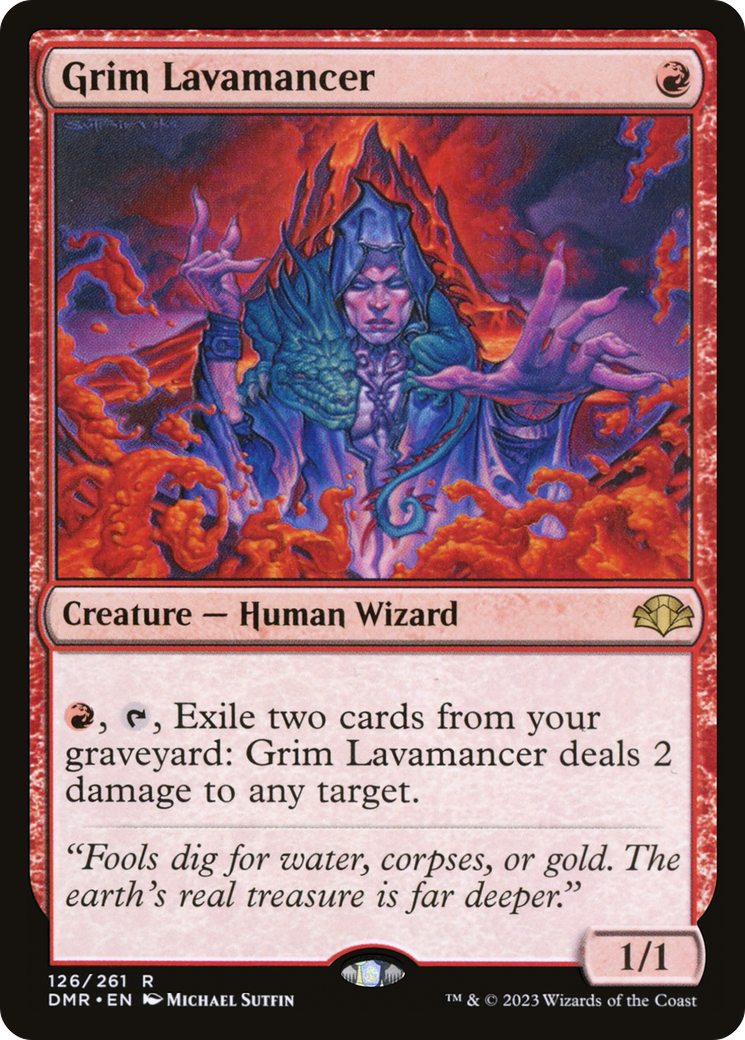 Grim Lavamancer [Dominaria Remastered] | Gear Gaming Bentonville