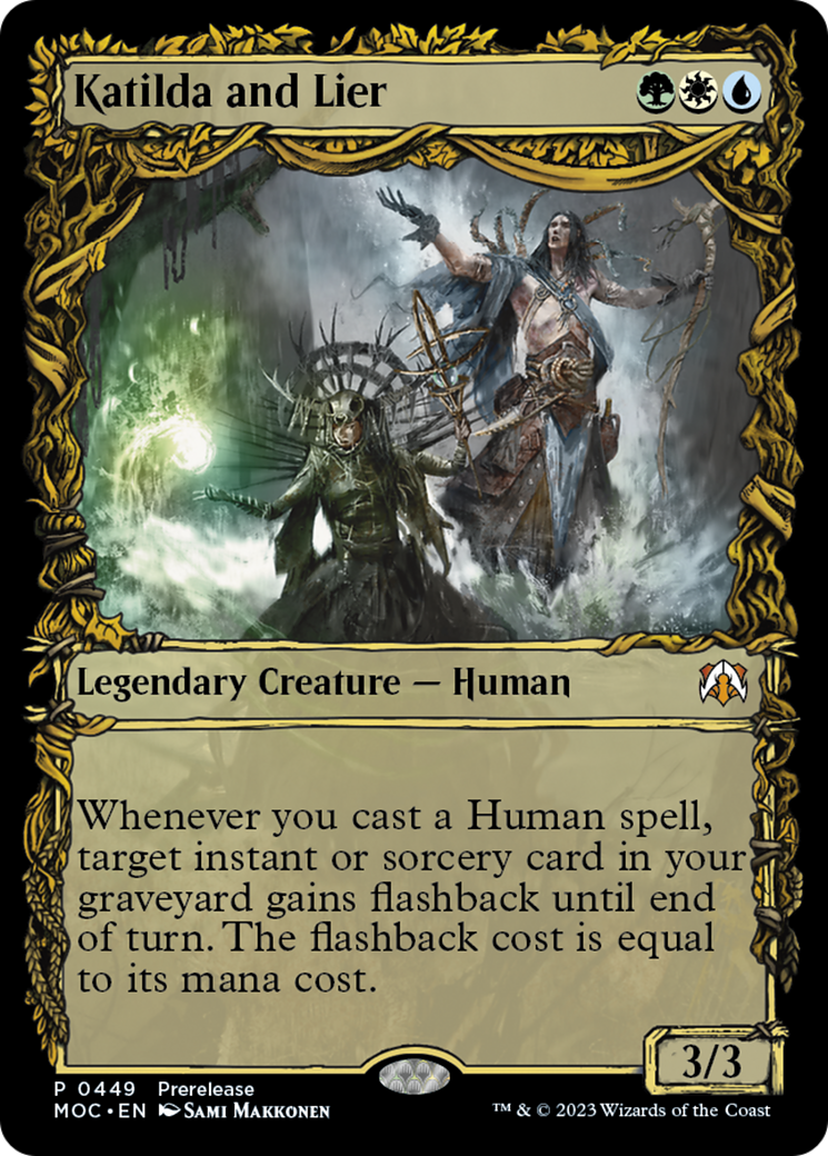 Katilda and Lier (Showcase Planar Booster Fun) [March of the Machine Commander Prerelease Promos] | Gear Gaming Bentonville