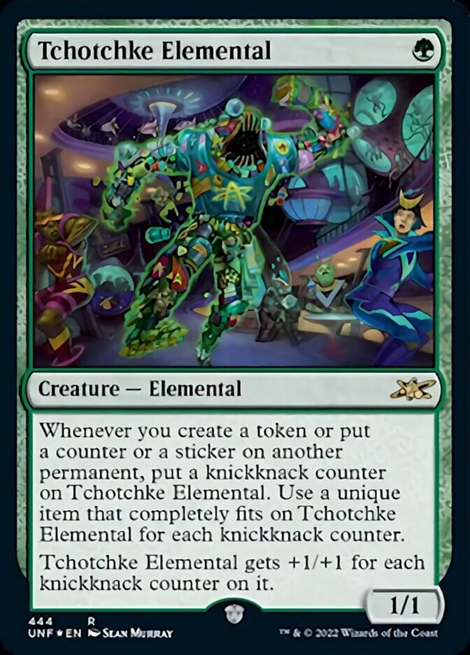 Tchotchke Elemental (Galaxy Foil) [Unfinity] | Gear Gaming Bentonville