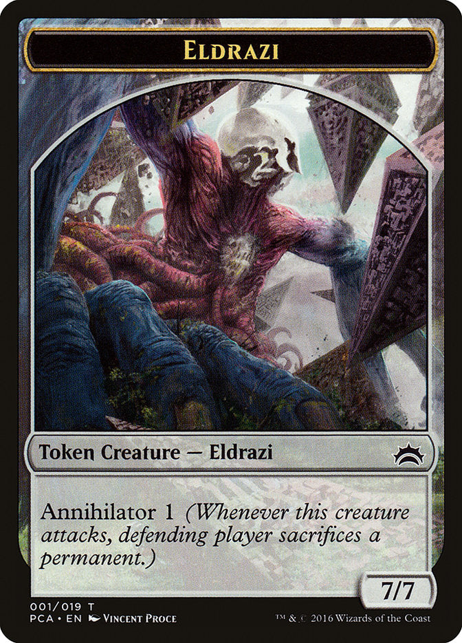 Eldrazi Spawn (003) // Eldrazi Double-Sided Token [Planechase Anthology Tokens] | Gear Gaming Bentonville