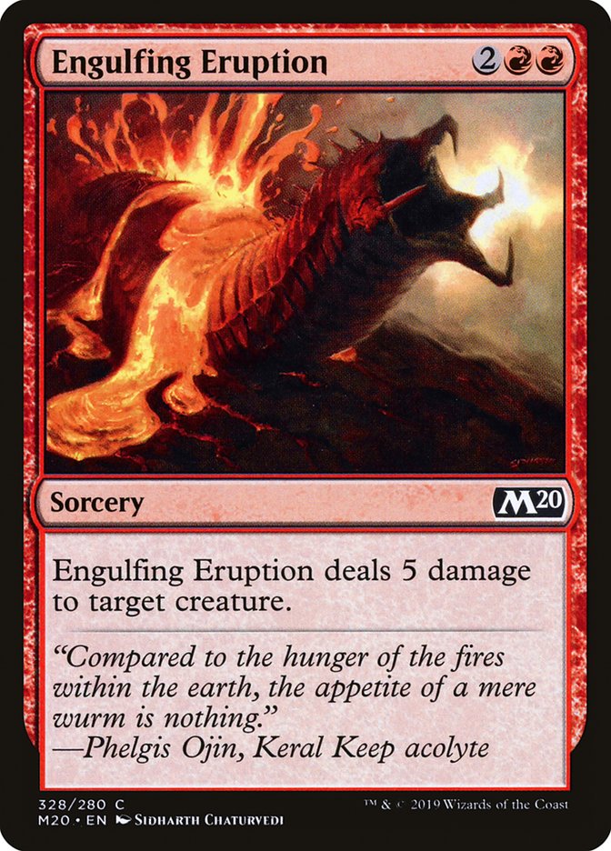 Engulfing Eruption [Core Set 2020] | Gear Gaming Bentonville