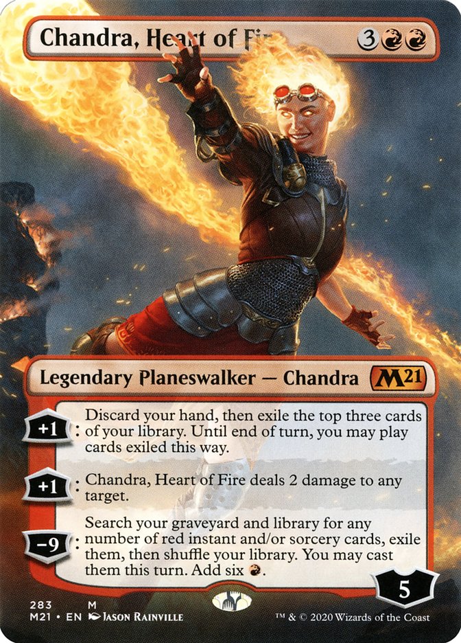 Chandra, Heart of Fire (Borderless) [Core Set 2021] | Gear Gaming Bentonville