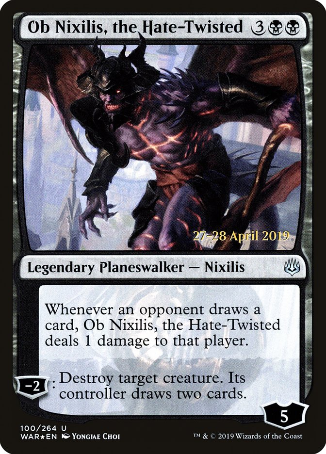 Ob Nixilis, the Hate-Twisted [War of the Spark Prerelease Promos] | Gear Gaming Bentonville