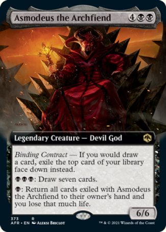 Asmodeus the Archfiend (Extended Art) [Dungeons & Dragons: Adventures in the Forgotten Realms] | Gear Gaming Bentonville