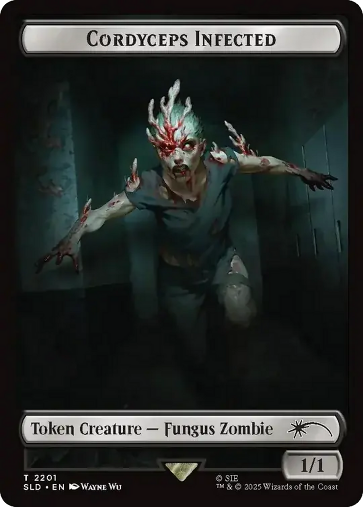 Cordyceps Infected Token (2201) [Secret Lair Drop Series] | Gear Gaming Bentonville