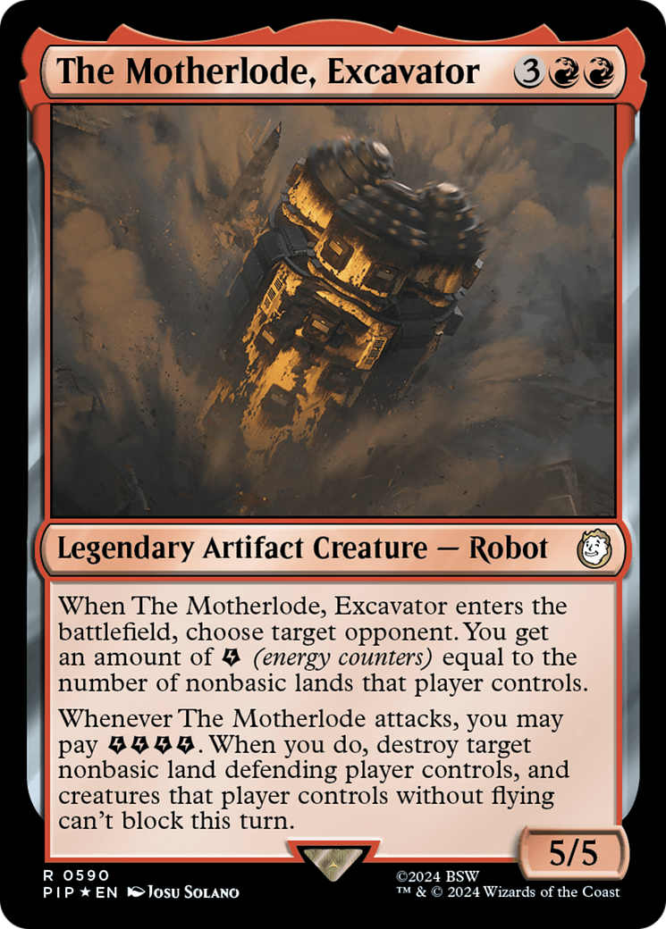 The Motherlode, Excavator (Surge Foil) [Fallout] | Gear Gaming Bentonville