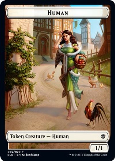 Human // Beast Double-Sided Token [Challenger Decks 2021 Tokens] | Gear Gaming Bentonville