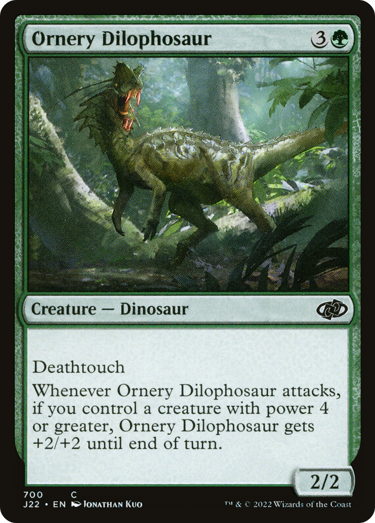 Ornery Dilophosaur [Jumpstart 2022] | Gear Gaming Bentonville