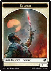 Soldier (004) // Wrenn and Six Emblem (021) Double-Sided Token [Modern Horizons Tokens] | Gear Gaming Bentonville