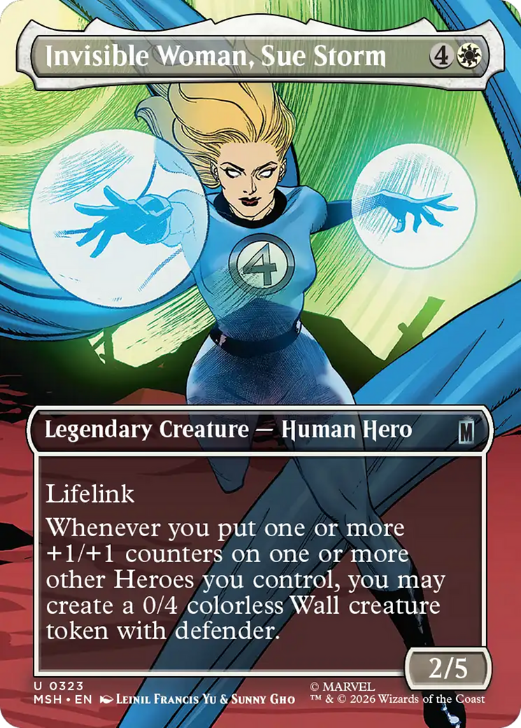 Invisible Woman, Sue Storm (Borderless) [Marvel Super Heroes] | Gear Gaming Bentonville