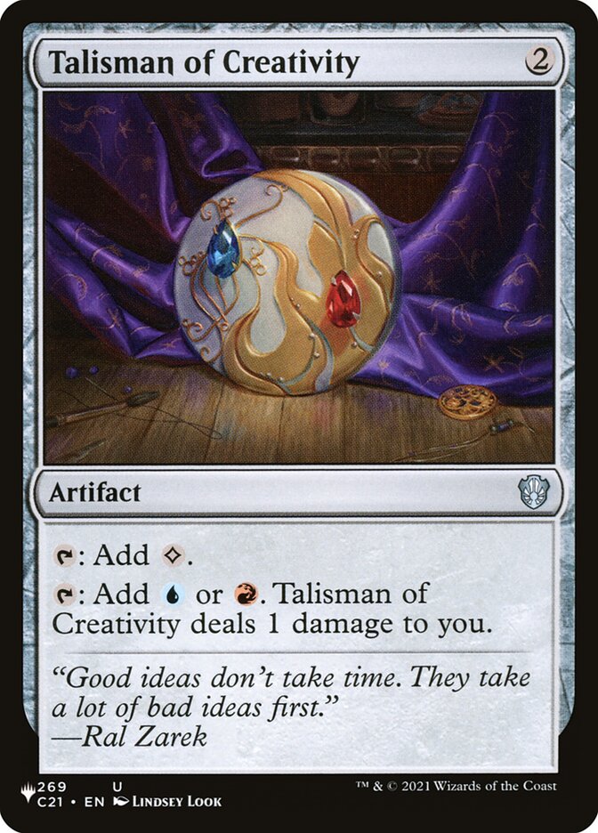 Talisman of Creativity [Secret Lair: Heads I Win, Tails You Lose] | Gear Gaming Bentonville