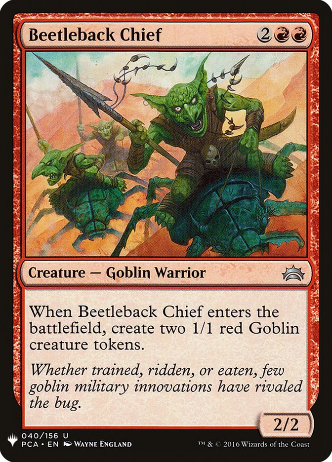 Beetleback Chief [Mystery Booster] | Gear Gaming Bentonville