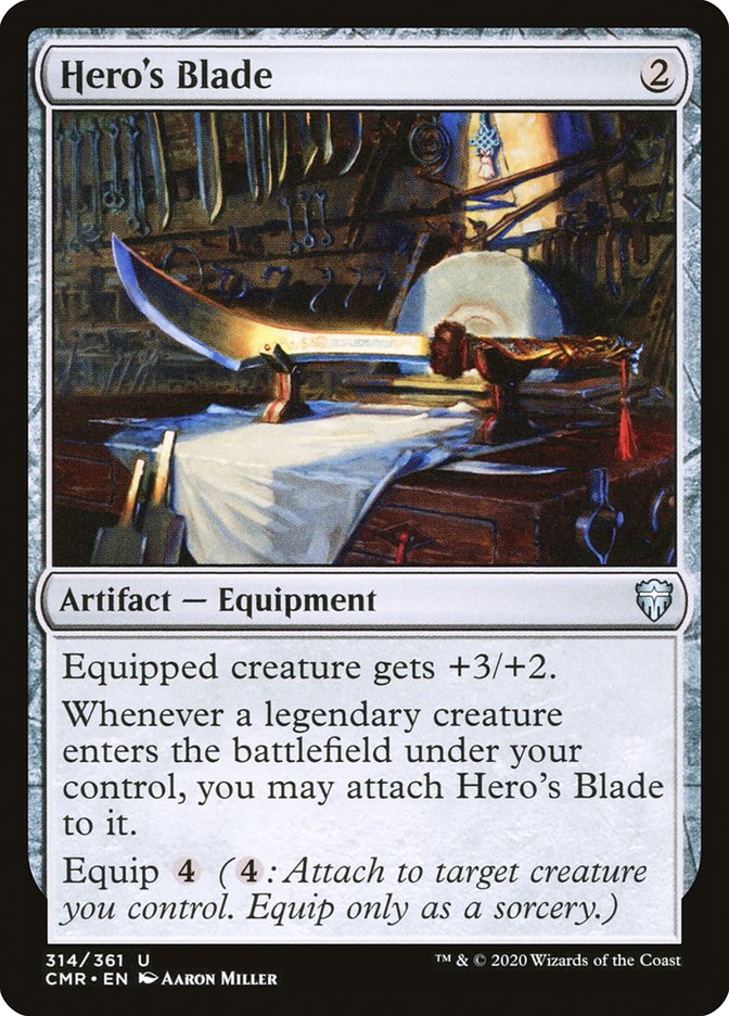 Hero's Blade (314) [Commander Legends] | Gear Gaming Bentonville