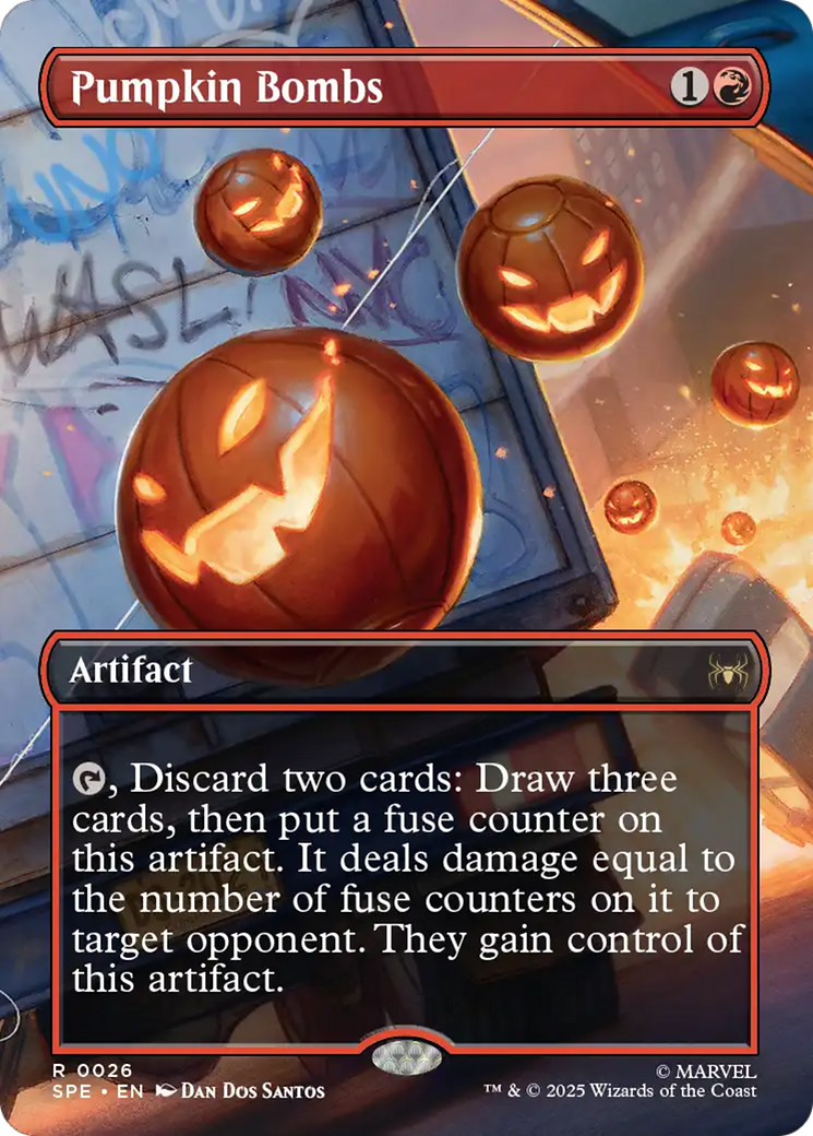 Pumpkin Bombs (Borderless) [Marvel's Spider-Man: Eternal-Legal] | Gear Gaming Bentonville