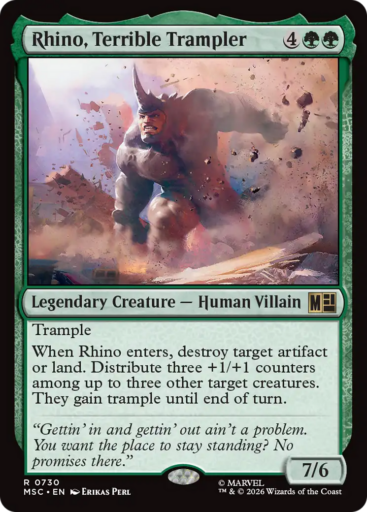 Rhino, Terrible Trampler [Marvel Super Heroes Commander] | Gear Gaming Bentonville