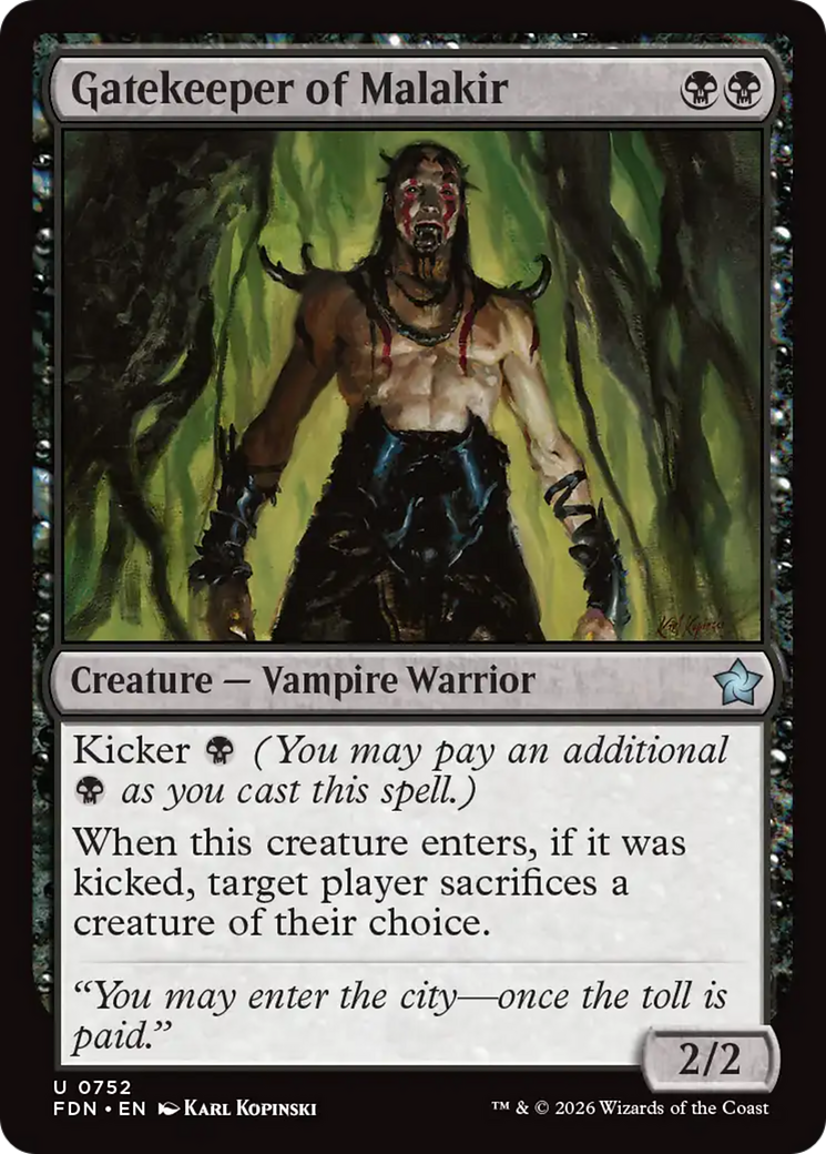 Gatekeeper of Malakir (0752) [Foundations] | Gear Gaming Bentonville