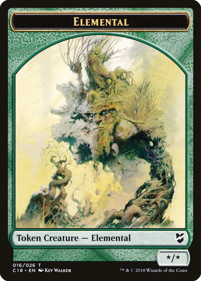 Elemental Token [Commander 2018 Tokens] | Gear Gaming Bentonville