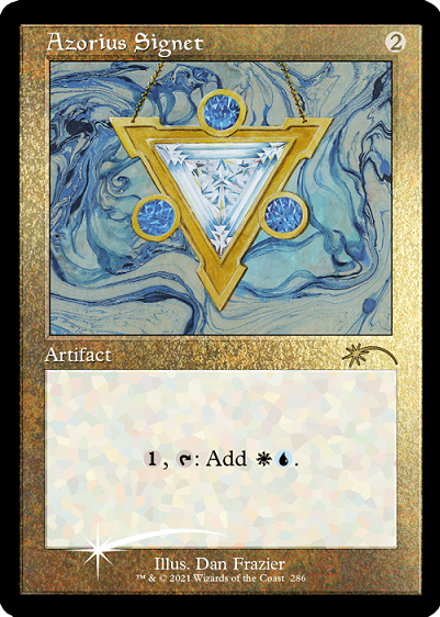 Azorius Signet (Retro) (Foil Etched) [Secret Lair Drop Series] | Gear Gaming Bentonville