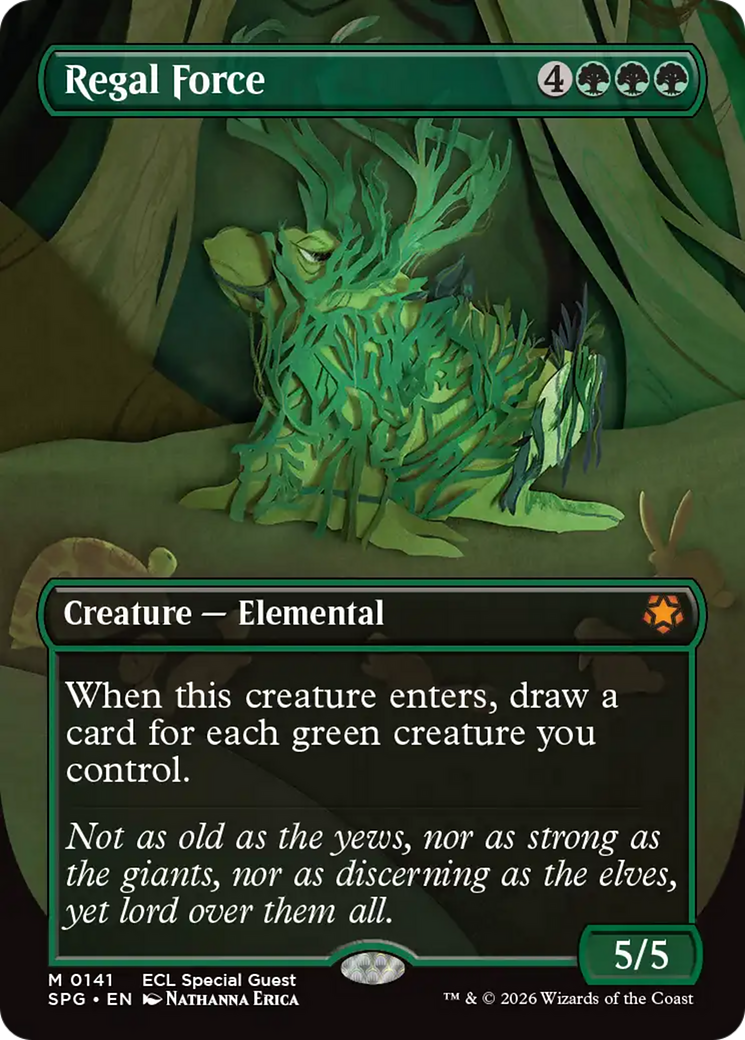 Regal Force (Borderless) [Lorwyn Eclipsed Special Guests] | Gear Gaming Bentonville