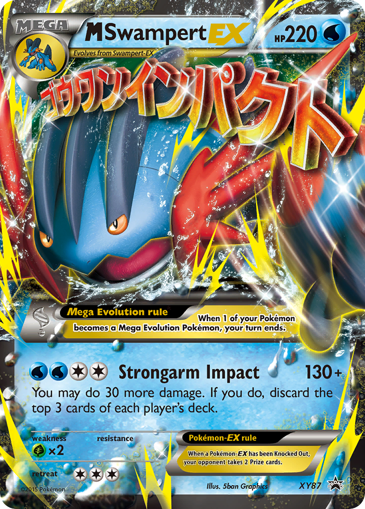 M Swampert EX (XY87) [XY: Black Star Promos] | Gear Gaming Bentonville
