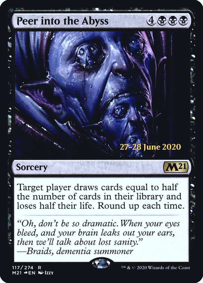 Peer into the Abyss [Core Set 2021 Prerelease Promos] | Gear Gaming Bentonville