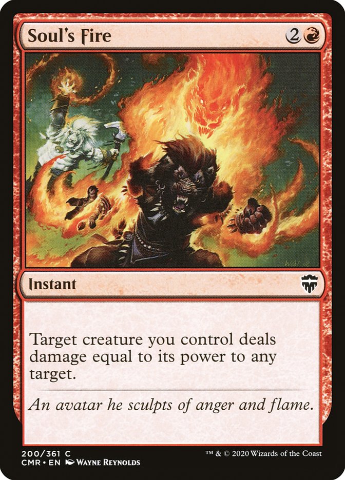 Soul's Fire [Commander Legends] | Gear Gaming Bentonville