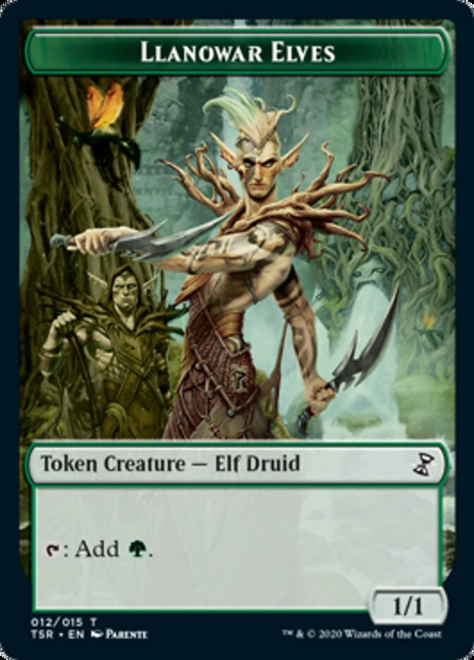 Llanowar Elves Token [Time Spiral Remastered Tokens] | Gear Gaming Bentonville