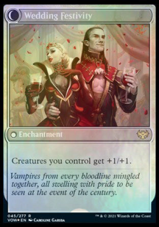 Wedding Announcement // Wedding Festivity [Innistrad: Crimson Vow Prerelease Promos] | Gear Gaming Bentonville