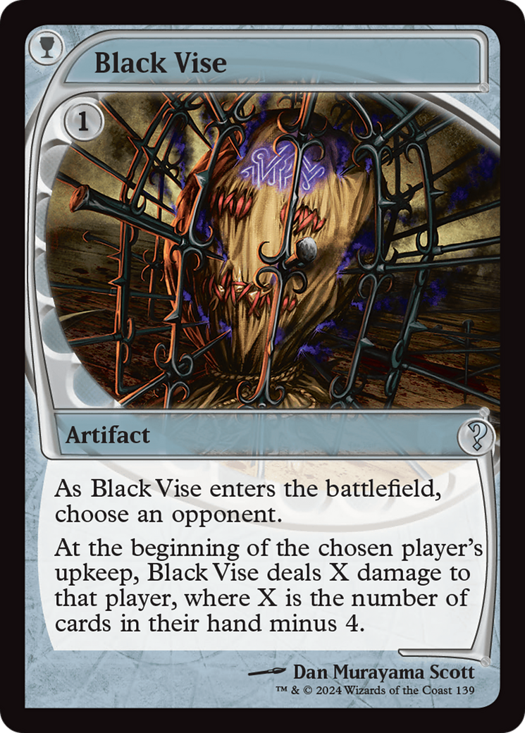 Black Vise (Future Sight) [Mystery Booster 2] | Gear Gaming Bentonville