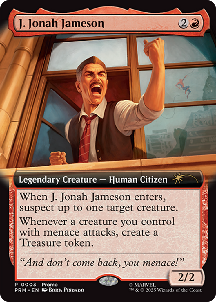 J. Jonah Jameson (Extended Art) [Marvel's Spider-Man Promos] | Gear Gaming Bentonville