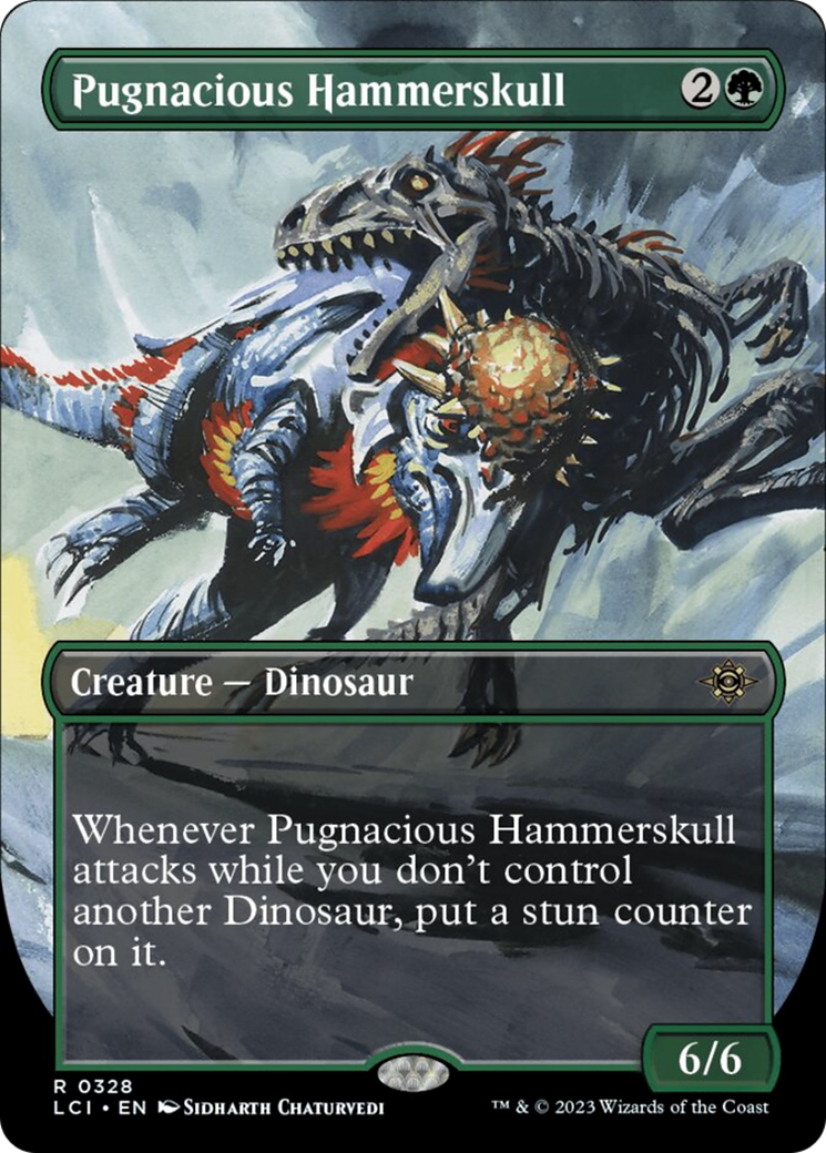 Pugnacious Hammerskull (Borderless) [The Lost Caverns of Ixalan] | Gear Gaming Bentonville