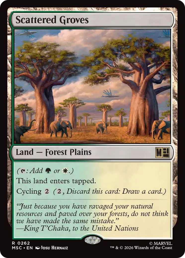 Scattered Groves [Marvel Super Heroes Commander] | Gear Gaming Bentonville