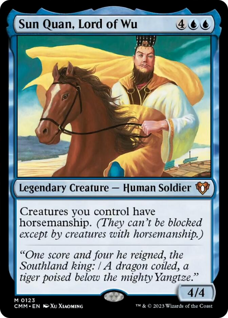 Sun Quan, Lord of Wu [Commander Masters] | Gear Gaming Bentonville