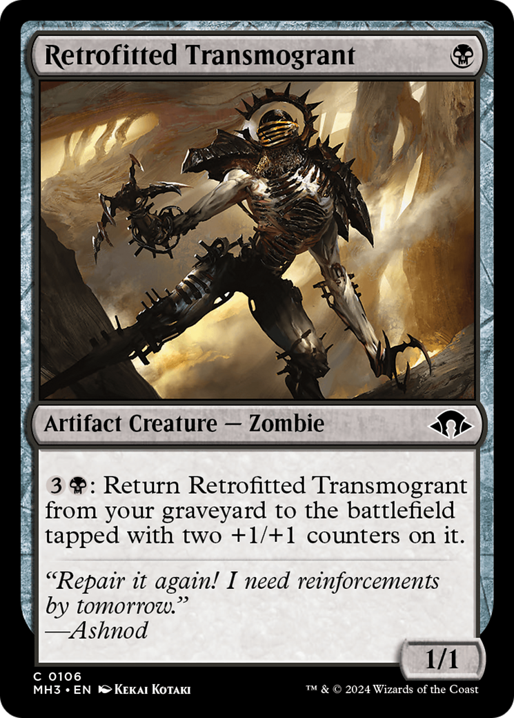 Retrofitted Transmogrant [Modern Horizons 3] | Gear Gaming Bentonville