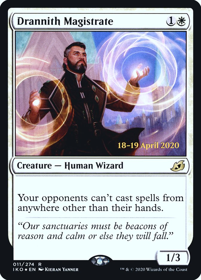 Drannith Magistrate [Ikoria: Lair of Behemoths Prerelease Promos] | Gear Gaming Bentonville